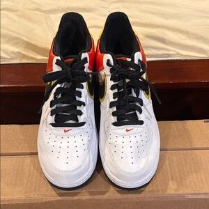 Nike Men's White and Red Sneakers